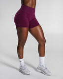 Pump Mid Rise Short - Mulberry - Unmatched Supply-Women's Seamless Short