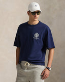 Relaxed Fit Jersey Graphic T-Shirt Newport Navy - Unmatched Kicks - ralph lauren