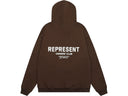 Represent Owner's Club Hoodie Brown/White Men's - SS22 - Unmatched Kicks - REPRESENT
