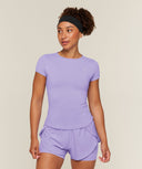 Running Back Vent T-Shirt regular Pace Purple - Unmatched Supply-GYMSHARK