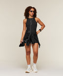 Running Back Vent Tank Black - Unmatched Supply-GYMSHARK