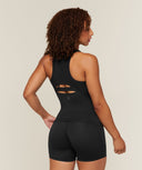 Running Back Vent Tank Black - Unmatched Supply-GYMSHARK