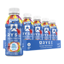 RYSE Clear Protein Drink 100 Calories, 22g Whey Isolate Protein Shake, Sugar - Free, 0g Fat & Lactose - Free - Refreshing Ready - to - Drink Beverage - 16.9 fl oz Bottles (12 - Pack) - Unmatched Kicks - RYSE