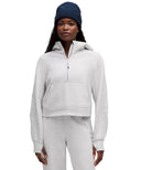 Scuba Oversized Half - Zip Hoodie Heathered Core Ultra Light Grey - Unmatched Kicks - LULULEMON