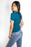 Sequin wings T-shirt - Unmatched Supply-SUBDUED