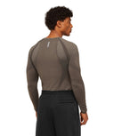 Shadow Seamless Long Sleeve T-Shirt muscle fit Camo Brown - Unmatched Kicks - GYMSHARK