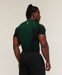 Shadow Seamless T Shirt muscle fit Track Green - Unmatched Supply-GYMSHARK
