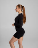 Softcurve LS - Black - Unmatched Supply-Women's Long Sleeve Tee