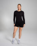 Softcurve LS - Black - Unmatched Supply-Women's Long Sleeve Tee