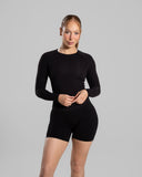 Softcurve LS - Black - Unmatched Supply-Women's Long Sleeve Tee