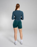 Softcurve LS - Dark Teal - Unmatched Supply-Women's Long Sleeve Tee