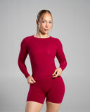 Softcurve LS - Strawberry Jam - Unmatched Supply-Women's Long Sleeve Tee
