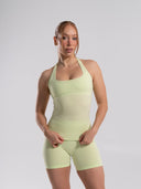 Softcurve Racer Tank Long - Citrus Frost - Unmatched Supply-Women's Racer Tank
