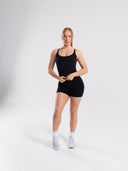Softcurve Scoop Neck Tank - Black - Unmatched Supply-Women's Short Sleeve Tee