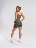 Softcurve Scoop Neck Tank - Khaki - Unmatched Supply-Women's Short Sleeve Tee