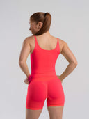 Softcurve Scoop Neck Tank - Neon Red - Unmatched Supply-Women's Short Sleeve Tee