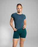 Softcurve Tee - Dark Teal - Unmatched Supply-Women's Short Sleeve Tee