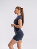 Softcurve Tee - Dusty Navy - Unmatched Supply-Women's Short Sleeve Tee