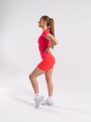 Softcurve Tee - Neon Red - Unmatched Supply-Women's Short Sleeve Tee