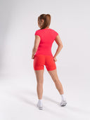 Softcurve Tee - Neon Red - Unmatched Supply-Women's Short Sleeve Tee