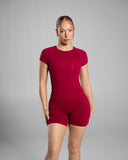 Softcurve Tee - Strawberry Jam - Unmatched Supply-Women's Short Sleeve Tee