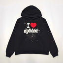 Sp5der I Heart SP5 Souvenir Hoodie Black - Unmatched Kicks - Sp5der