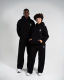 Staple Emblem Fleece Hoodie - Black - Unmatched Supply-Unisex Fleece Hoodie