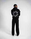 Staple Emblem Fleece Hoodie - Black - Unmatched Supply-Unisex Fleece Hoodie