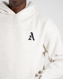 Staple Emblem Fleece Hoodie - Oatmeal - Unmatched Supply-Unisex Fleece Hoodie