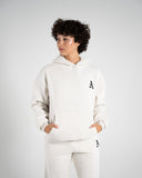Staple Emblem Fleece Hoodie - Oatmeal - Unmatched Supply-Unisex Fleece Hoodie