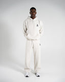 Staple Emblem Fleece Sweatpant - Oatmeal - Unmatched Supply-Unisex Fleece Pant