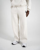 Staple Emblem Fleece Sweatpant - Oatmeal - Unmatched Supply-Unisex Fleece Pant