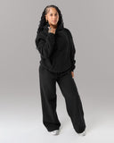 Staple Hoodie - Black - Unmatched Supply-Women's Fleece Hoodie