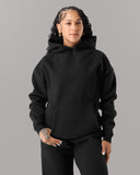 Staple Hoodie - Black - Unmatched Supply-Women's Fleece Hoodie