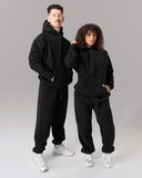 Staple Hoodie - Black - Unmatched Supply-Women's Fleece Hoodie