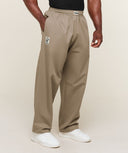 Straight Leg Pumper Pants oversized fit Lifestyle Brown - Unmatched Supply-GYMSHARK
