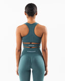 Stratus Bra - Ocean - Unmatched Supply-Women's Seamless V Neck Bra