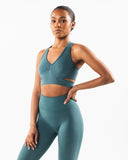 Stratus Bra - Ocean - Unmatched Supply-Women's Seamless V Neck Bra