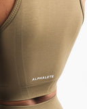 Stratus Crop Tank - Willow - Unmatched Supply-Women's Seamless Cropped Tank