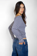 T-shirt with a boat neck - Unmatched Supply-SUBDUED