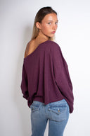 T-shirt with a boat neck - Unmatched Supply-SUBDUED