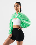 Taft Arrival Jacket - Aurora - Unmatched Supply-Women's Nylon Cropped Jacket