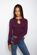 Teardrop Neckline T-shirt - Unmatched Supply-SUBDUED