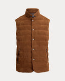 The Stanwood Suede Vest Pale Russet Suede - Unmatched Kicks-ralph lauren
