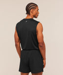 Train Cut Off Tank regular Black - Unmatched Kicks-GYMSHARK