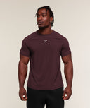 Ultra Light Performance T-Shirt slim fit Cherry Purple - Unmatched Supply-GYMSHARK