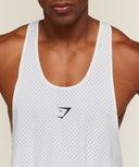 Ultra Light Performance Tank slim fit White - Unmatched Supply-GYMSHARK