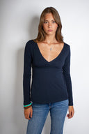 V-neck T-shirt - Unmatched Supply-SUBDUED