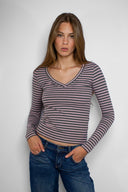 V-neck T-shirt - Unmatched Supply-SUBDUED
