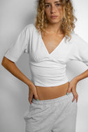 V-neck T-shirt - Unmatched Supply-SUBDUED